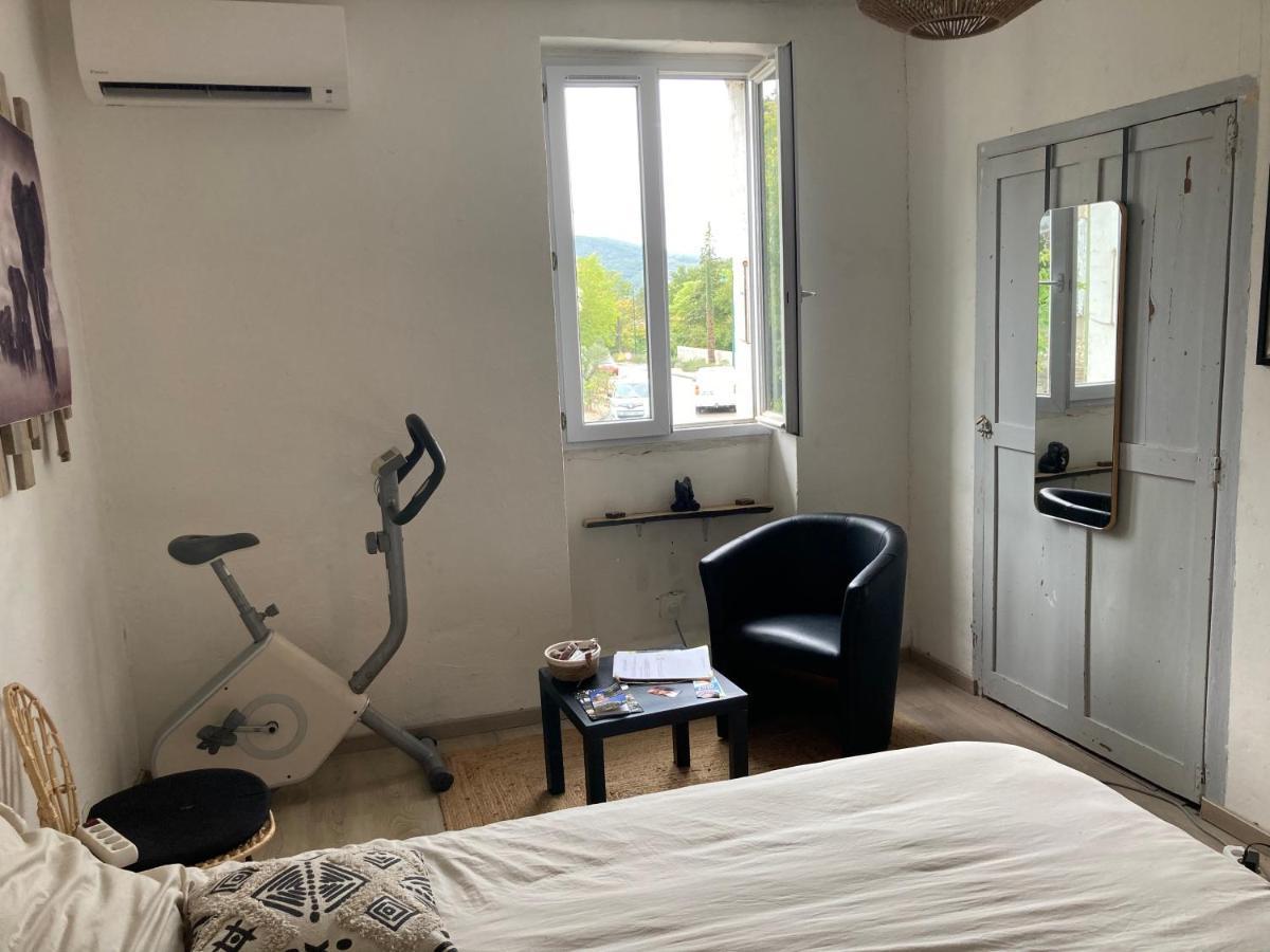 chambre privée dans maison drômoise - jacuzzi - viarhona - autoroute Châteauneuf-du-Rhône Exterior foto