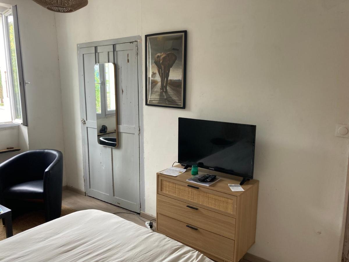 chambre privée dans maison drômoise - jacuzzi - viarhona - autoroute Châteauneuf-du-Rhône Exterior foto